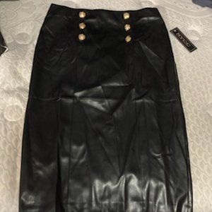 NYCC - New York Clothing Co. Skirt with Gold buttons - NWT